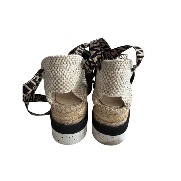 STELLA MCCARTNEY x Disney Mickey Mouse Platform Lace Up Espadrilles Sandals Size - Picture 5 of 14